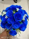 Factory direct sales with favorable prices. High-quality artificial flowers of high, medium and low grades, Qingming flowers, hand bouquets and various other festival bouquets are available. Custom colors are available. 18-head hand bouquets. Welcome new and old customers to visit details Picture